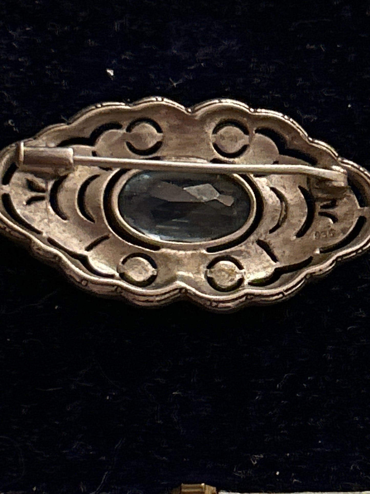 Art Deco Silver 935 Brooch