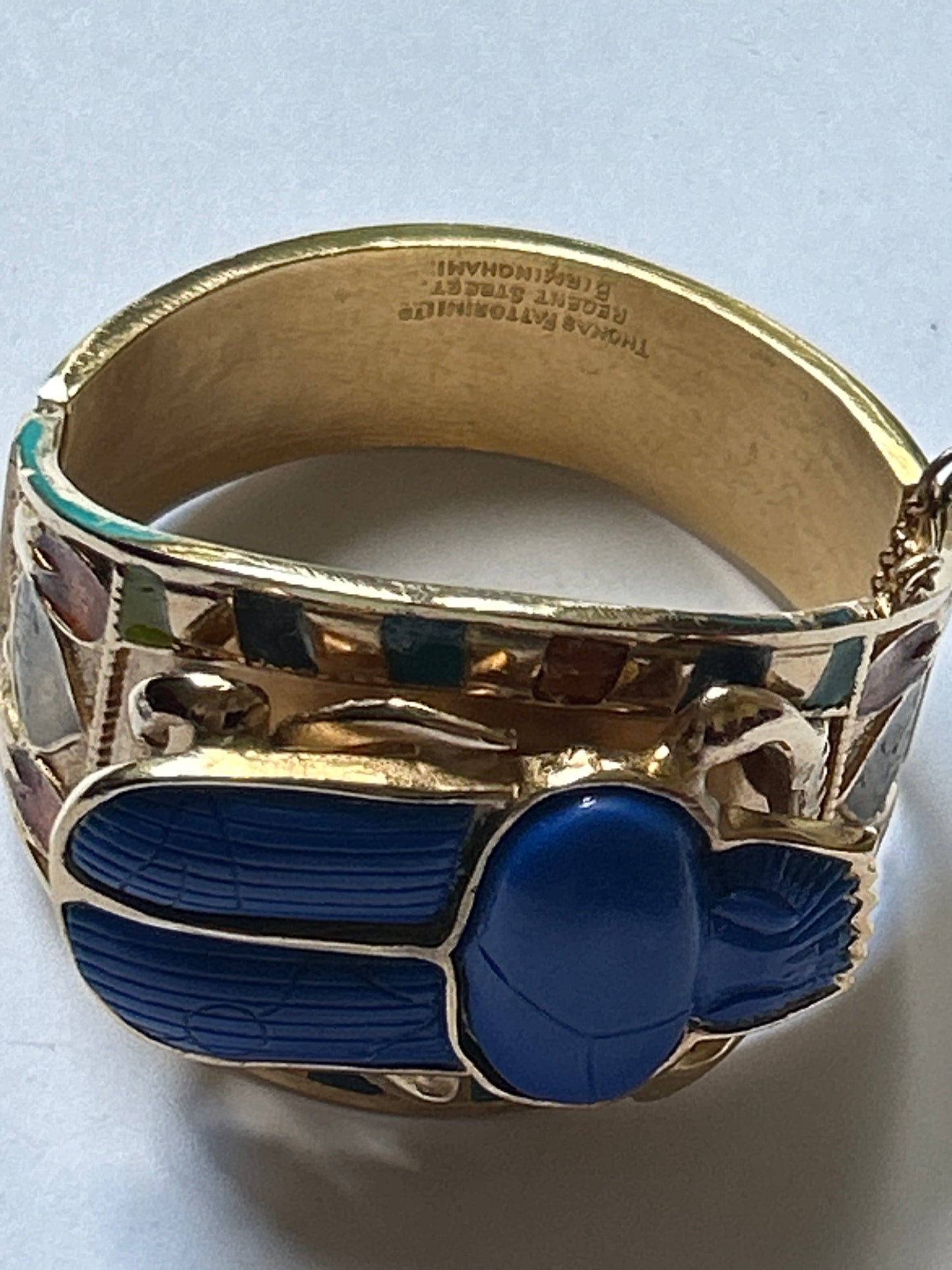 1972 Vintage Thomas Fattorini Scarab Bangle