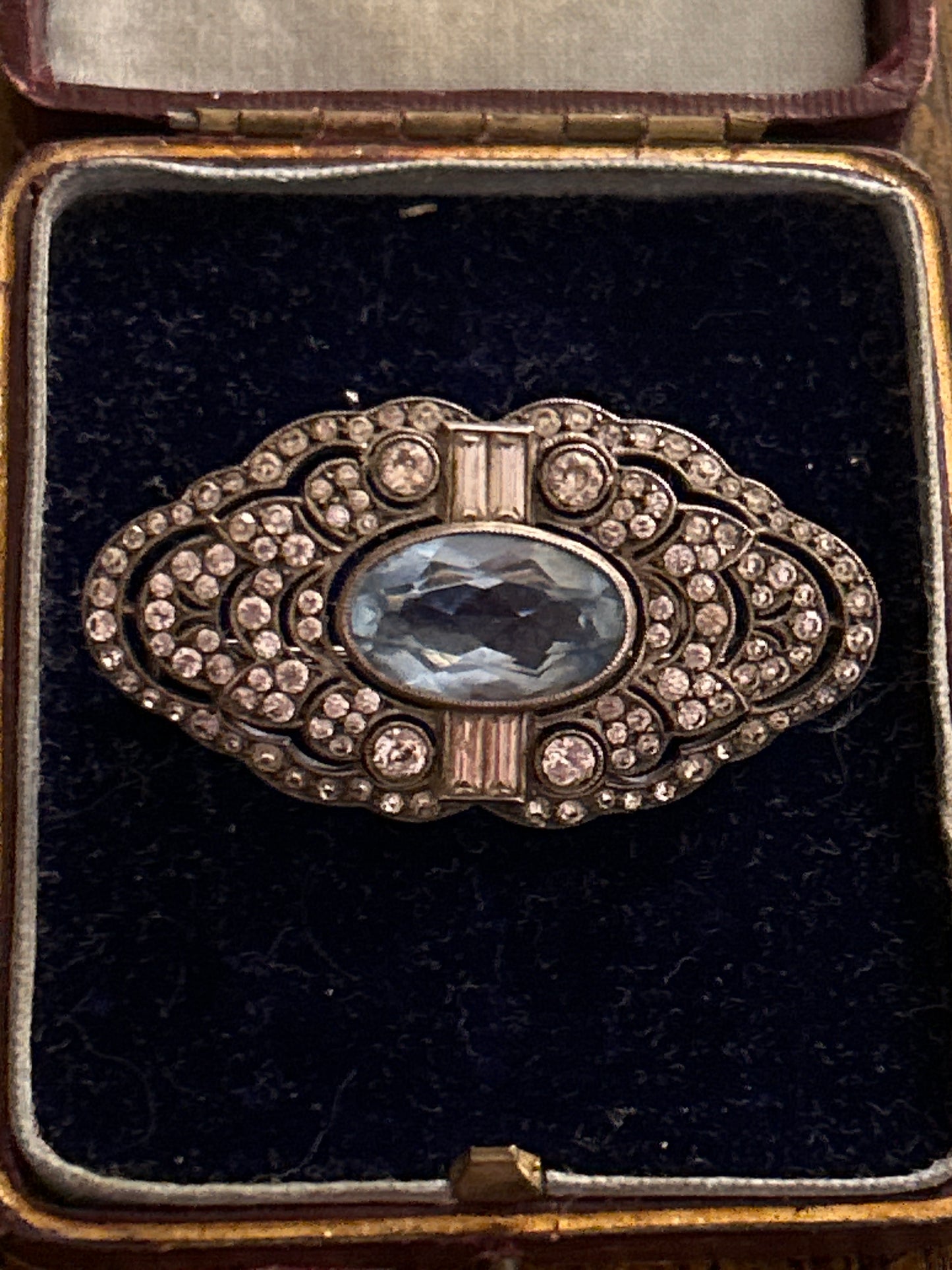 Art Deco Silver 935 Brooch