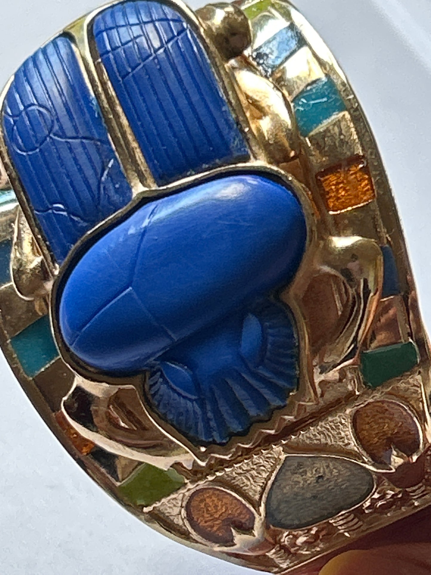 1972 Vintage Thomas Fattorini Scarab Bangle
