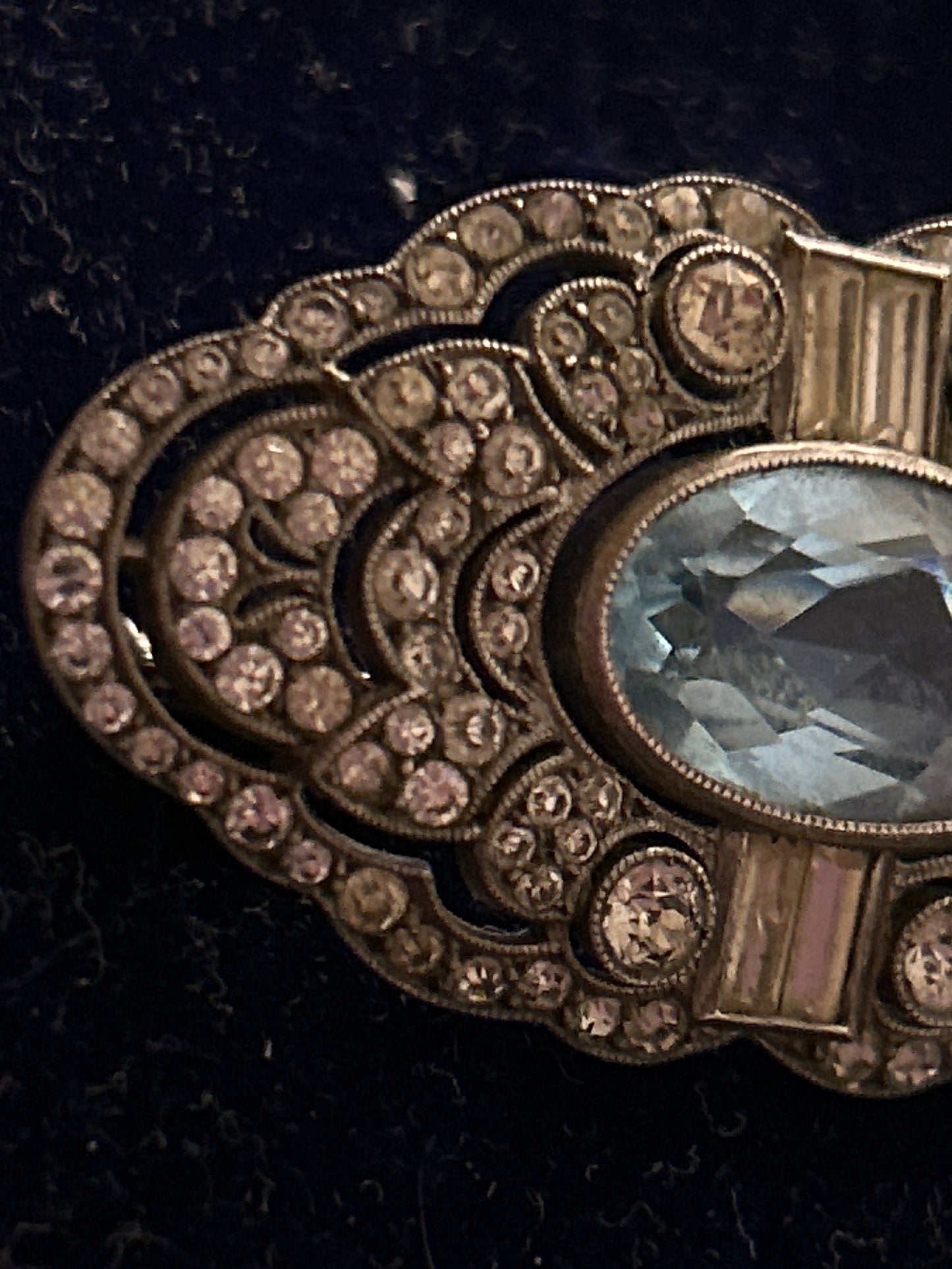 Art Deco Silver 935 Brooch