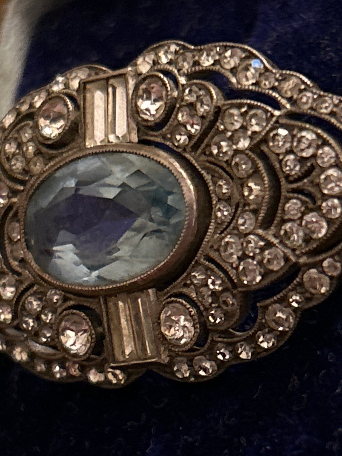 Art Deco Silver 935 Brooch