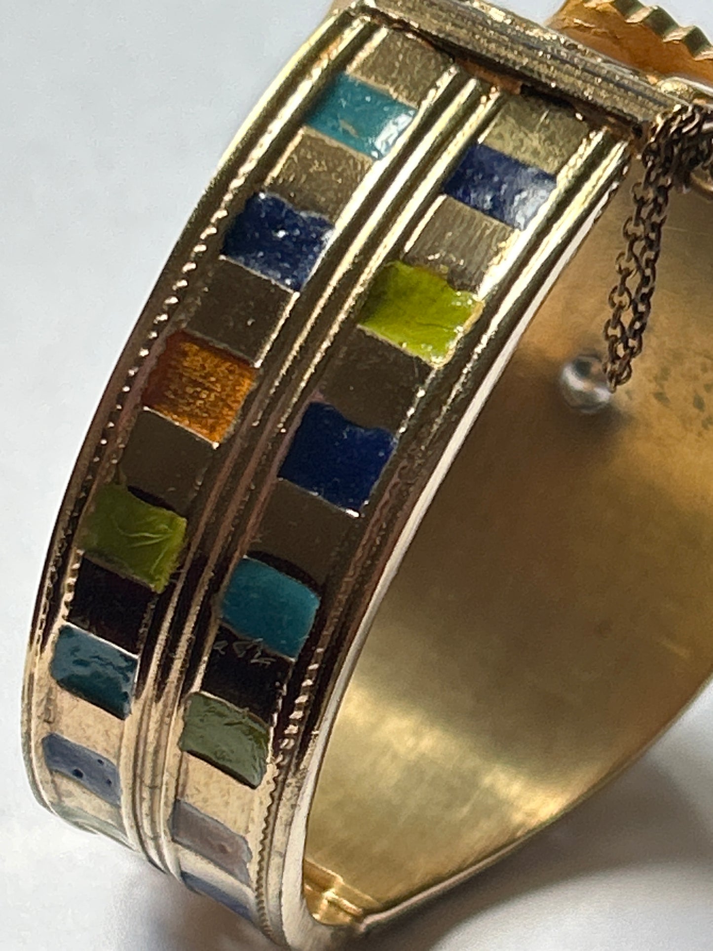 1972 Vintage Thomas Fattorini Scarab Bangle