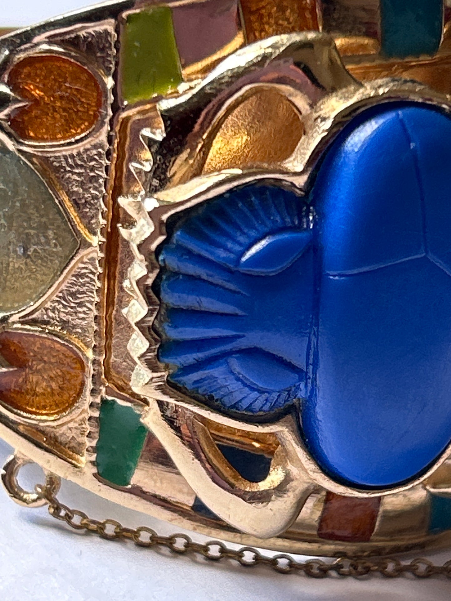 1972 Vintage Thomas Fattorini Scarab Bangle