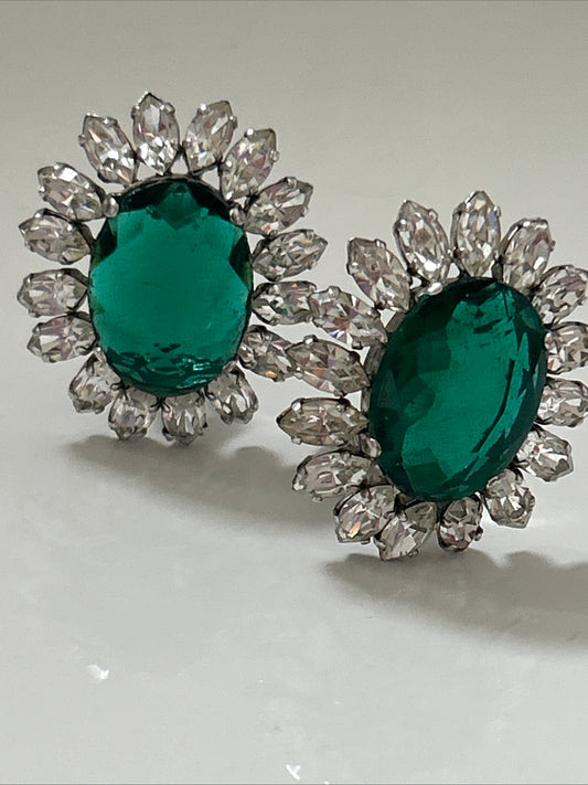 Vintage 1961 Christian Dior Signed Earrings – Excellent Condition, Rare Find