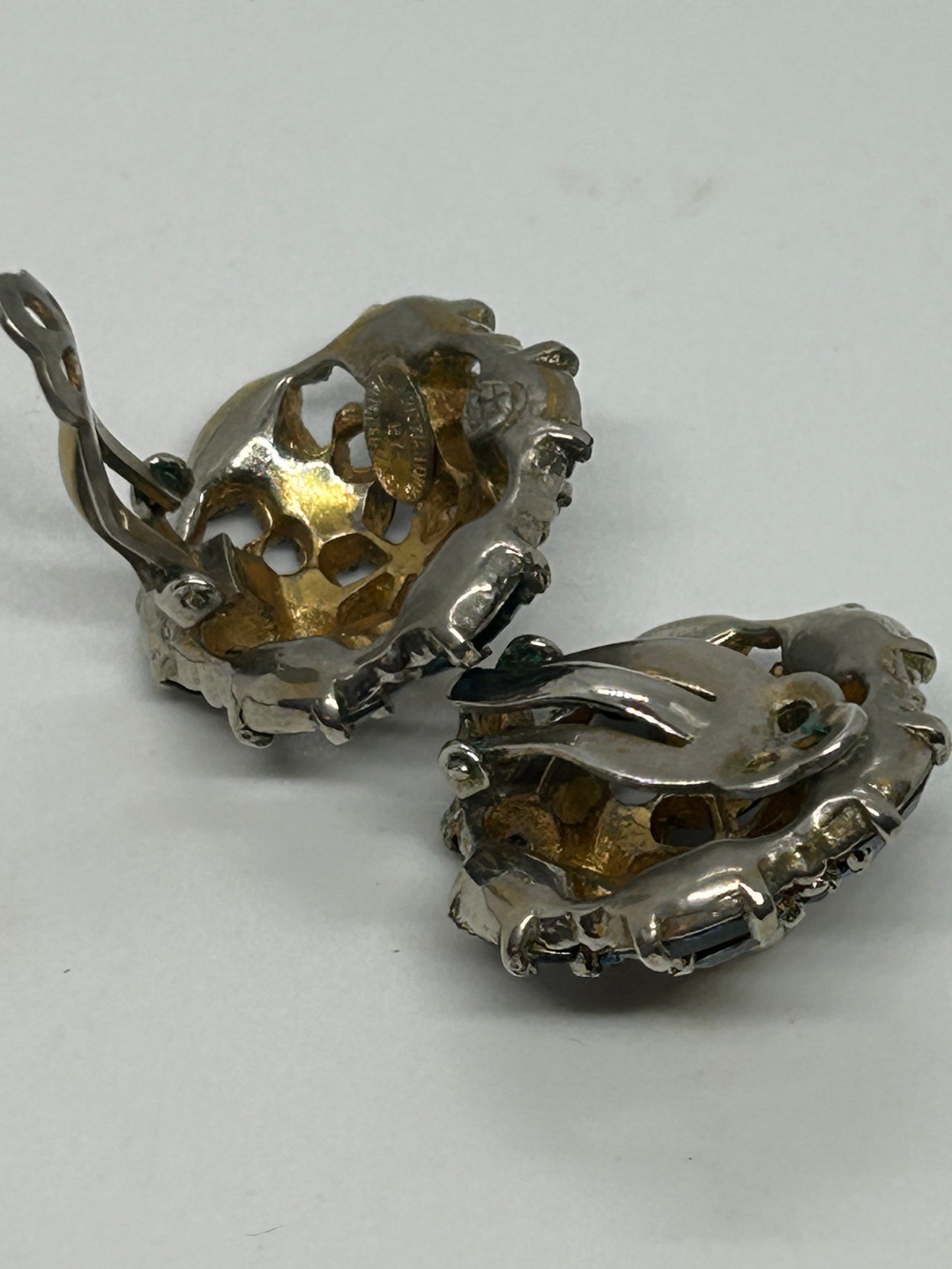 Mitchel Maer for Christian Dior clip on earrings .