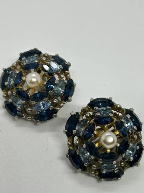 Mitchel Maer for Christian Dior clip on earrings .