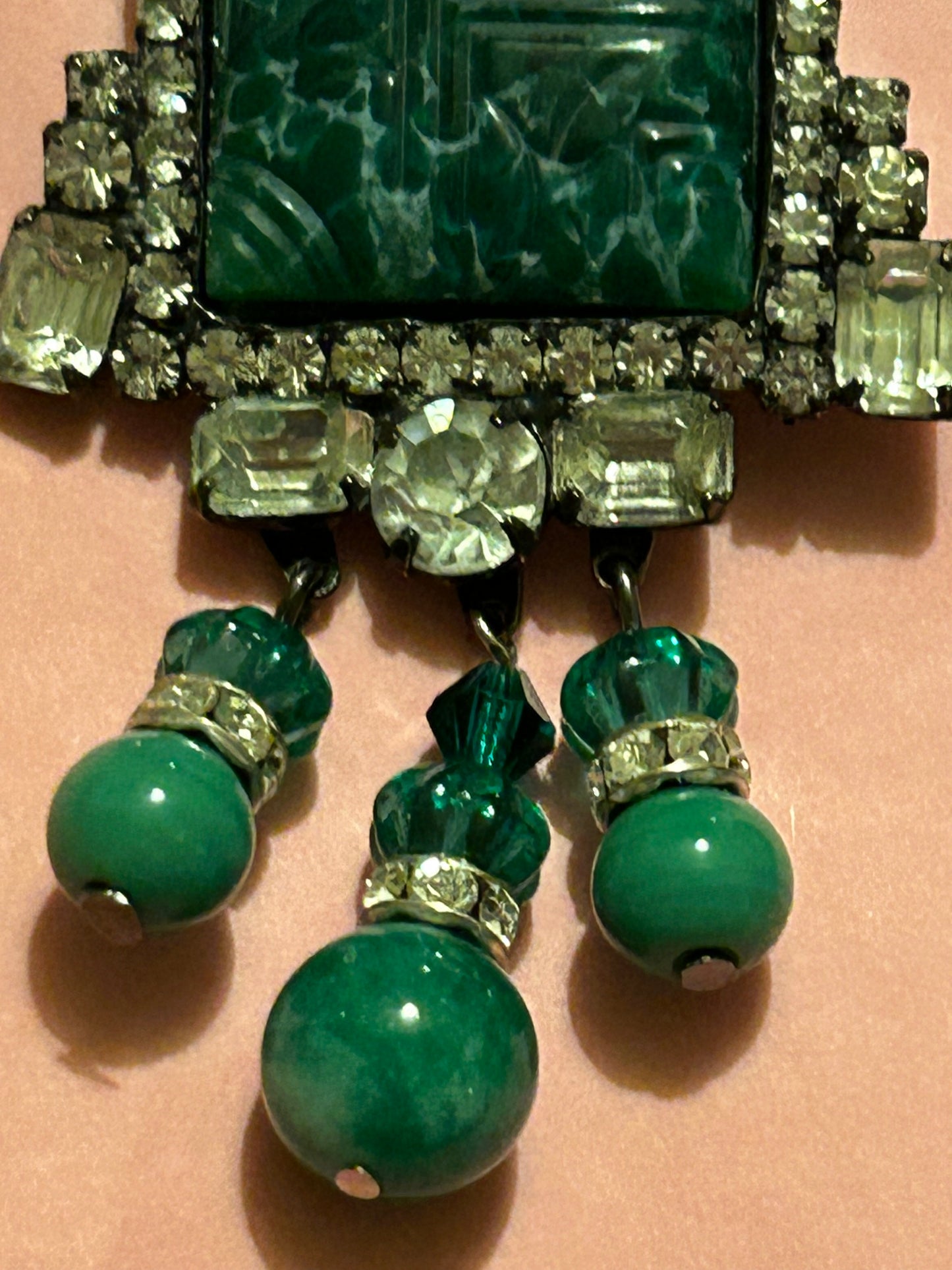 Vintage Earrings Signed Moans Couture Runway