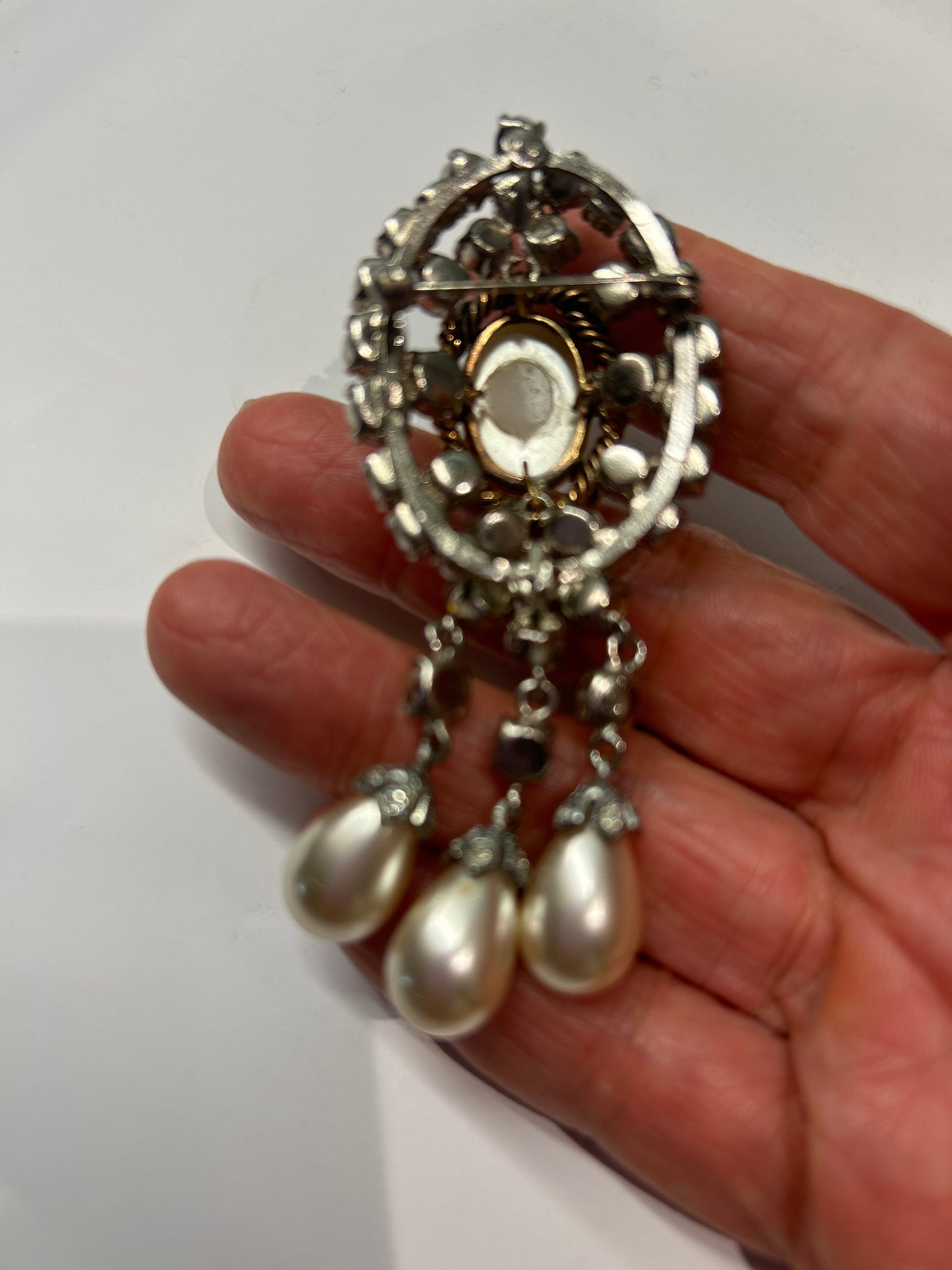 Vintage Brooch Signed Number 47 German Makers Mark