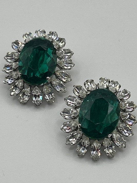 Vintage 1961 Christian Dior Signed Earrings – Excellent Condition, Rare Find