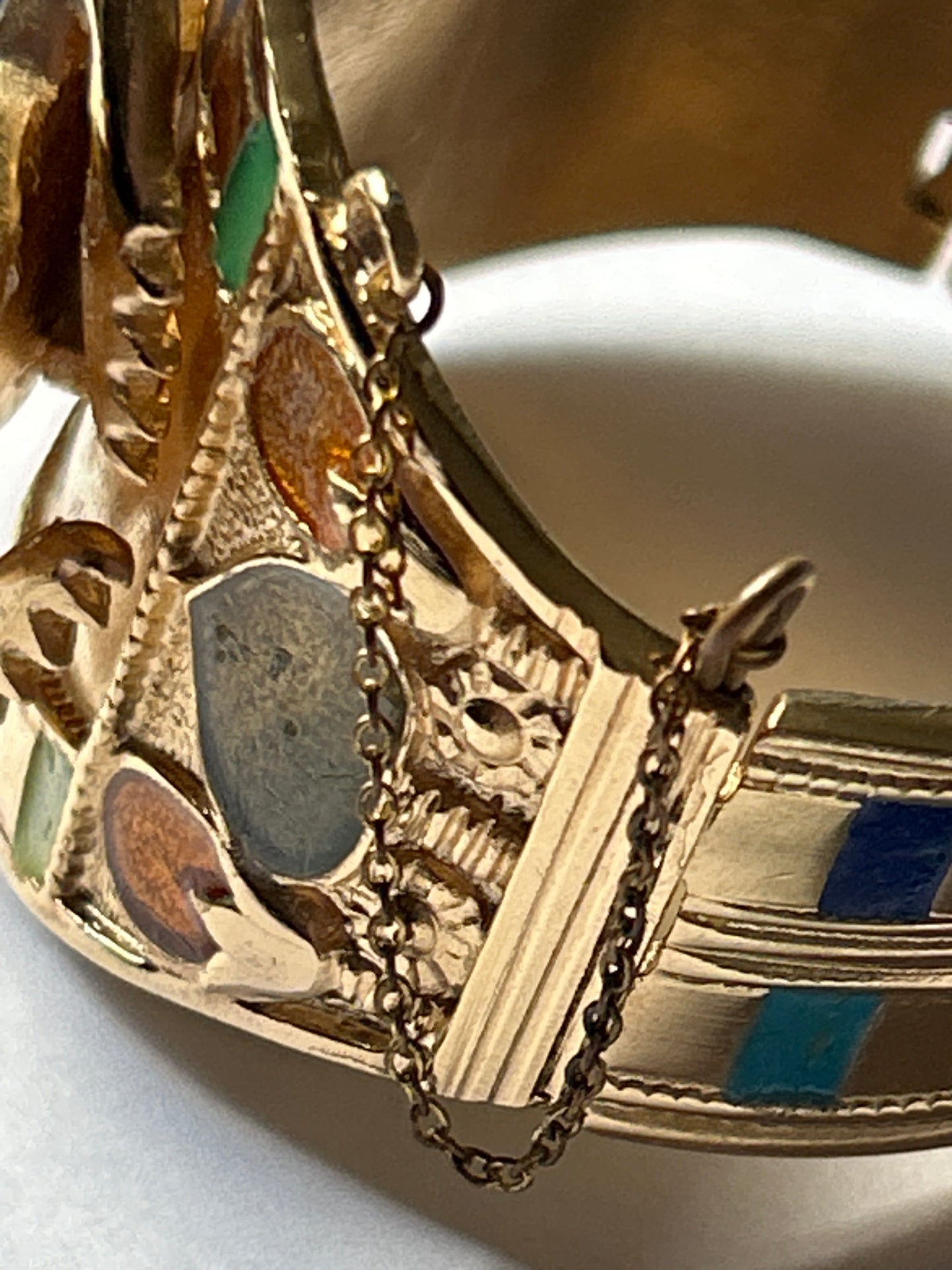 1972 Vintage Thomas Fattorini Scarab Bangle
