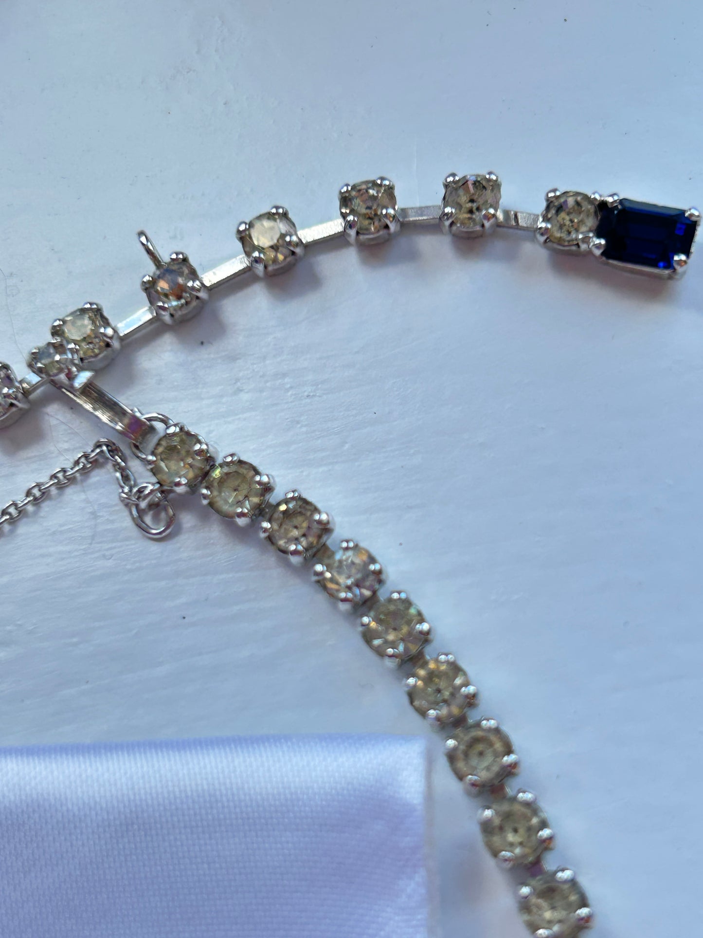 Vintage Mitchel Maer For Christian Dior Paste Necklace.