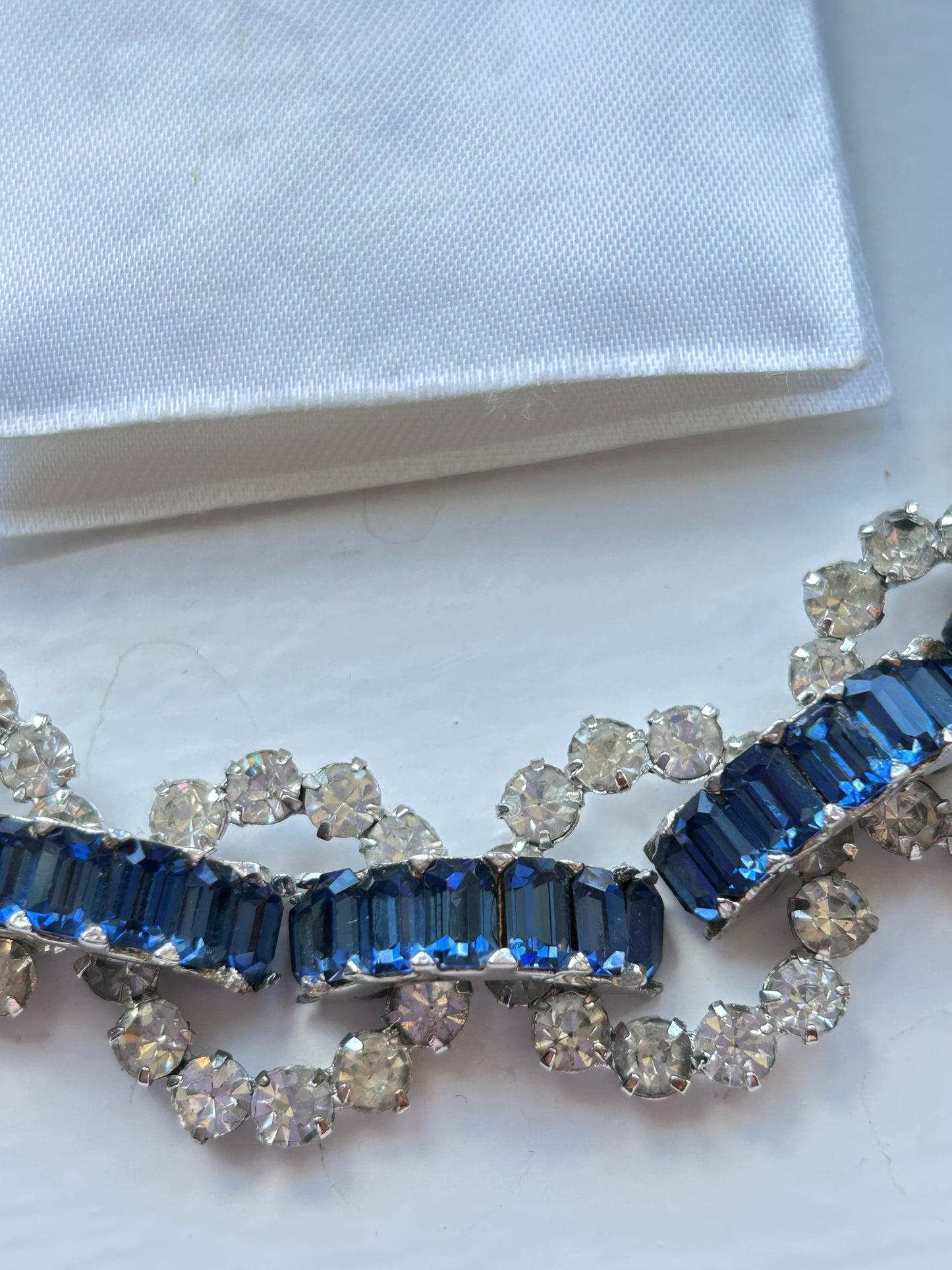 Vintage Mitchel Maer For Christian Dior Paste Necklace.