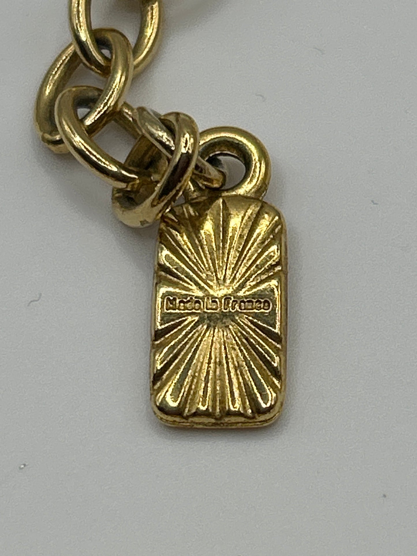 Yves Saint Laurent YSL vintage glass stones necklace. Robert Goossens 1980s.