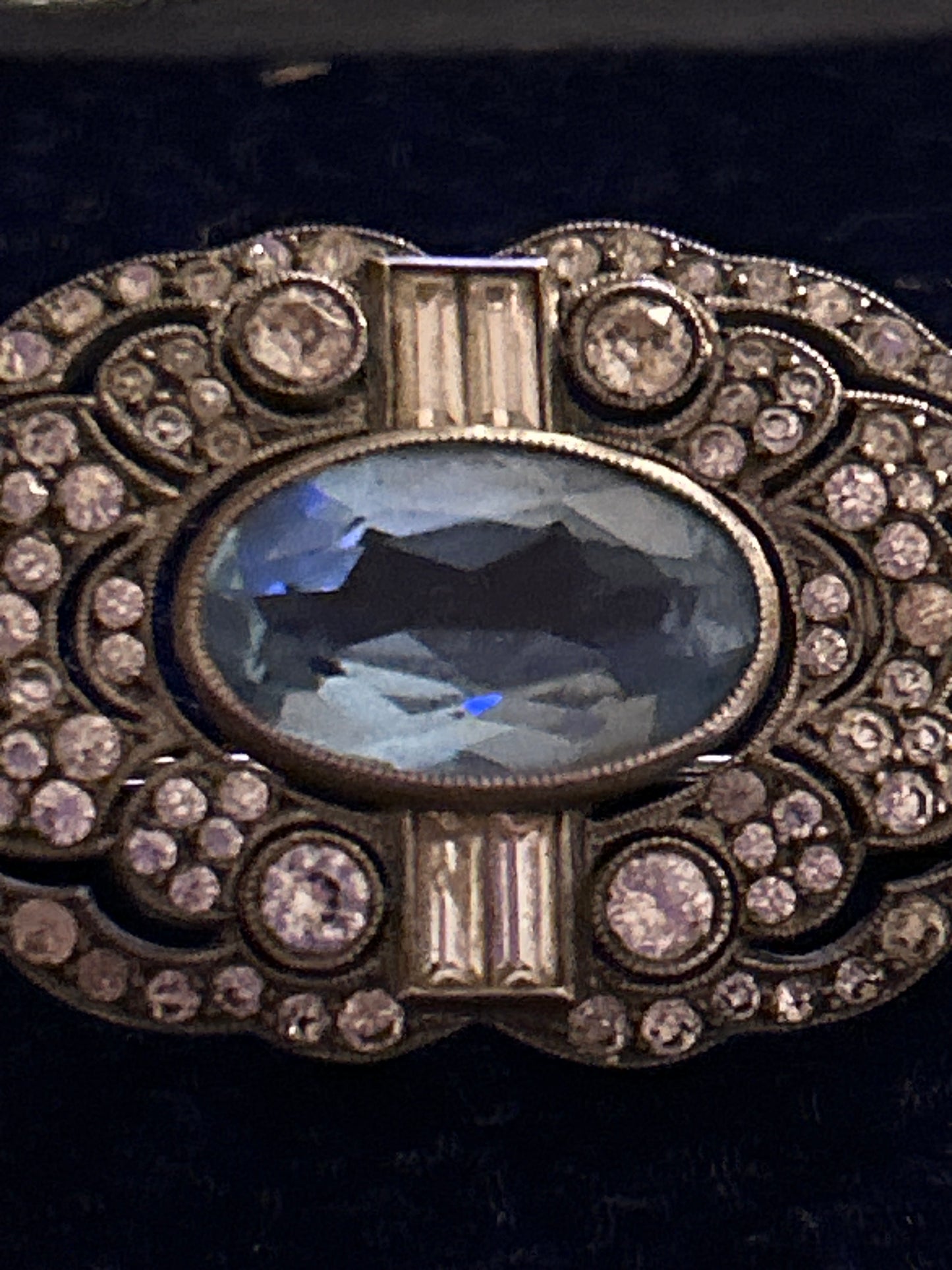 Art Deco Silver 935 Brooch