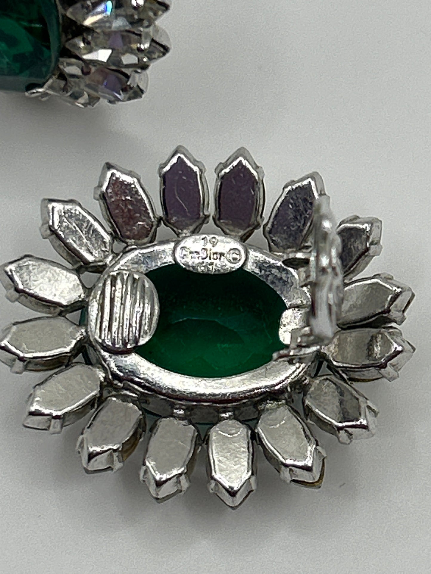 Vintage 1961 Christian Dior Signed Earrings – Excellent Condition, Rare Find