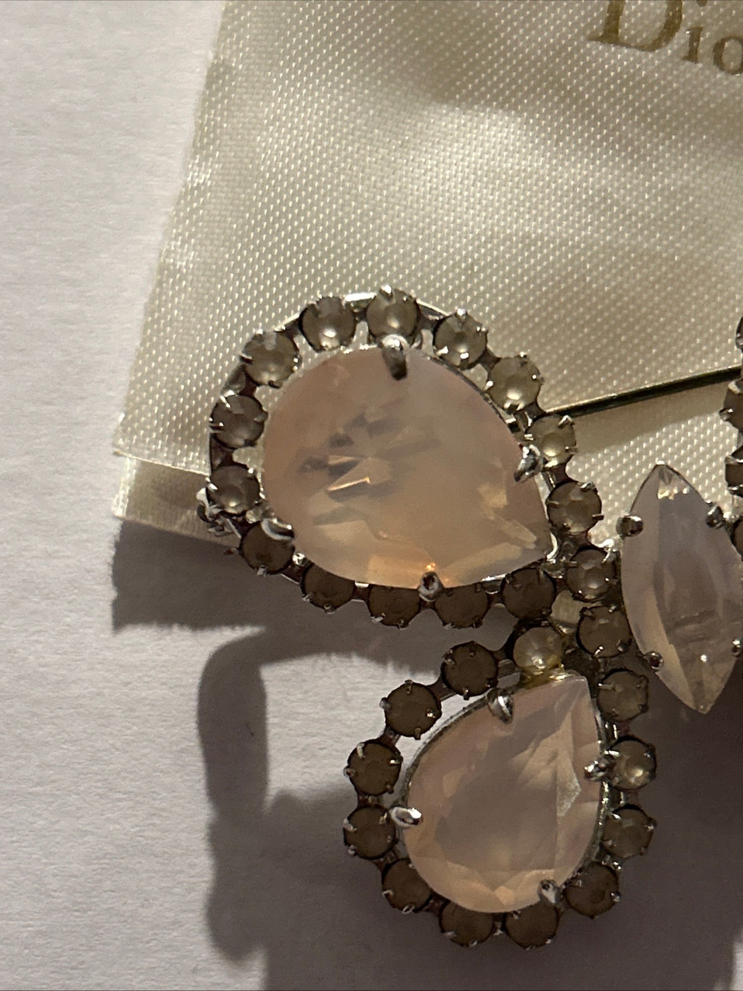 Christian Dior Vintage 1950s Crystal beautiful
Butterfly Brooch.