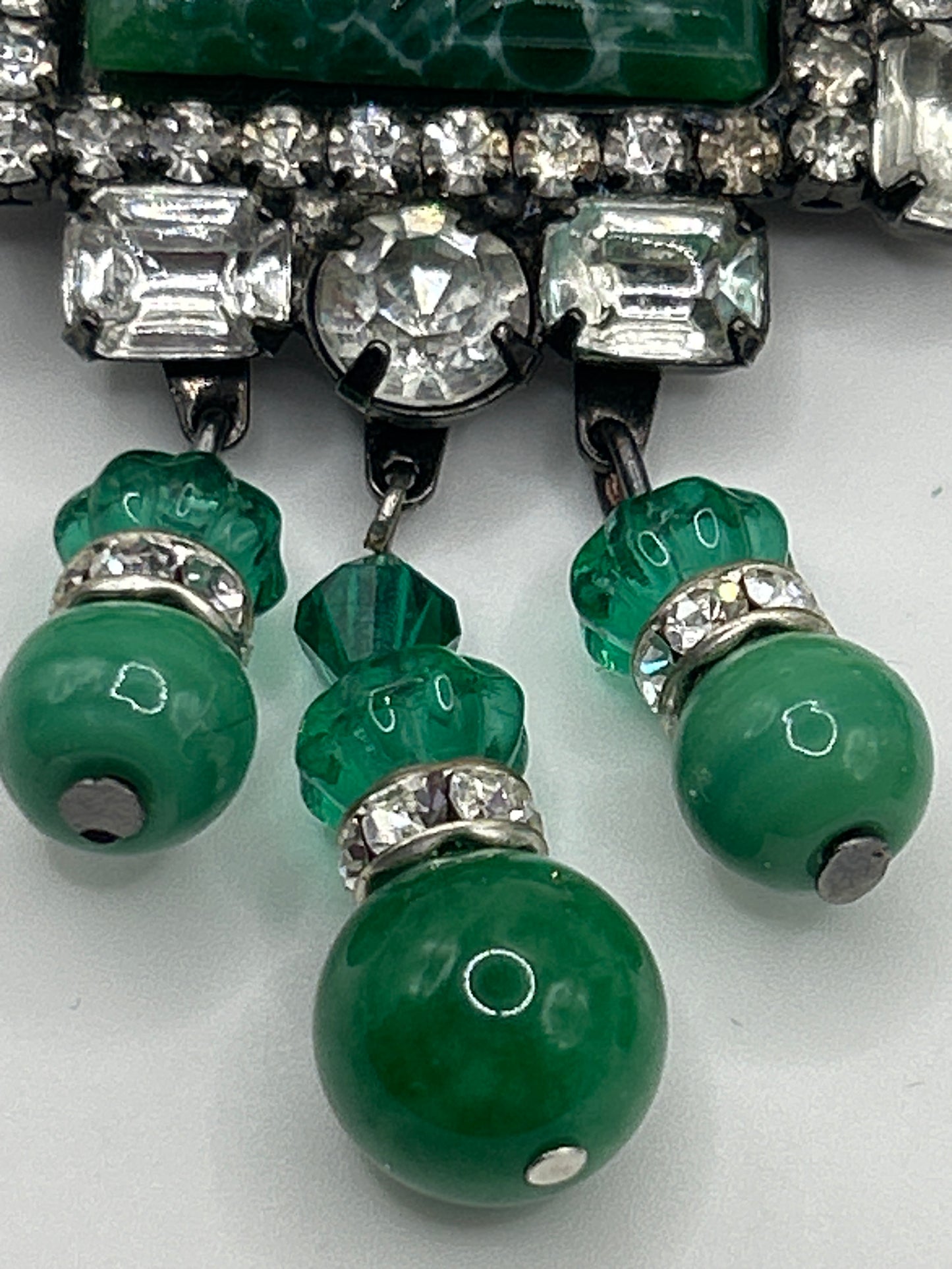 Vintage Earrings Signed Moans Couture Runway