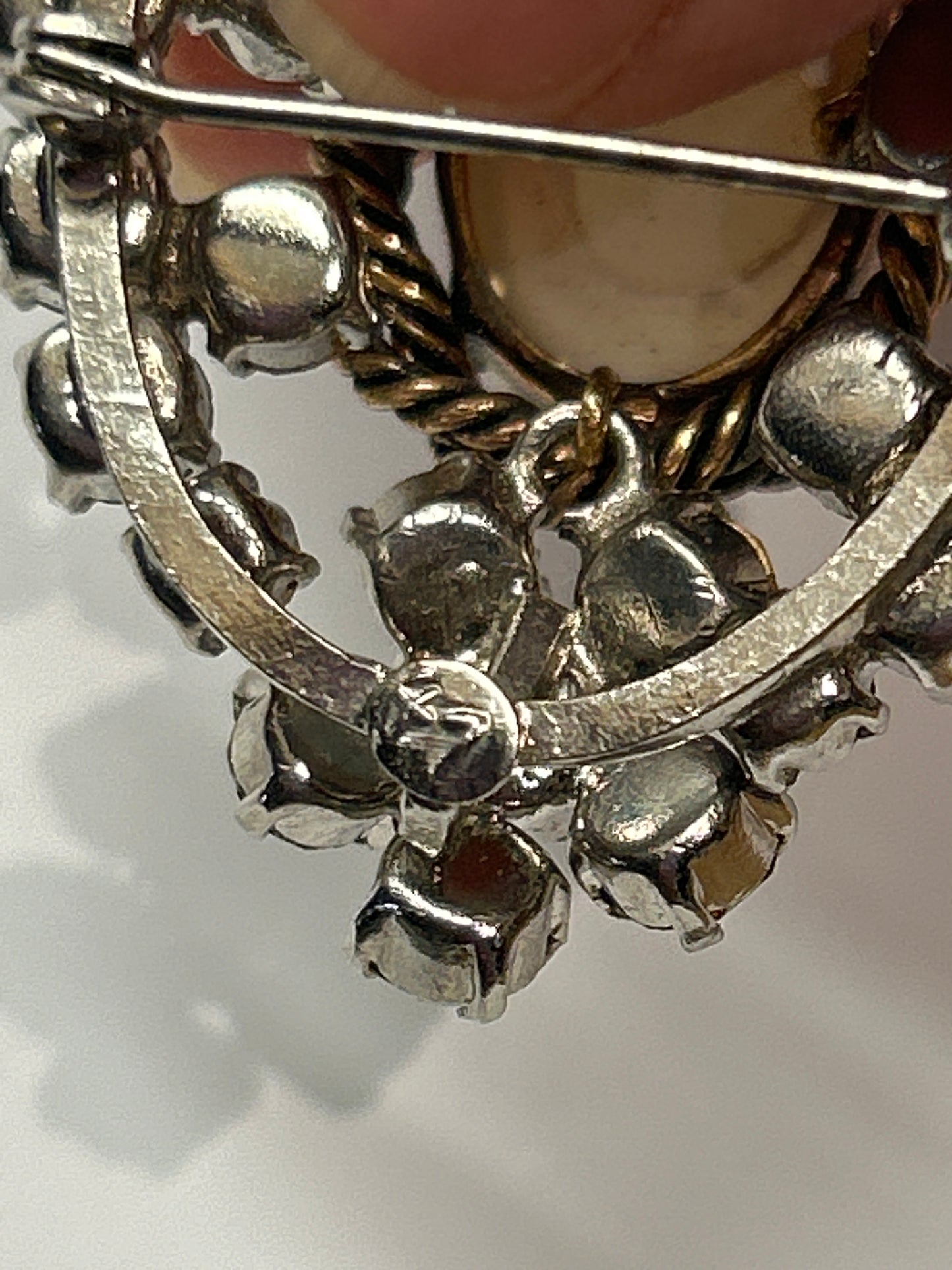 Vintage Brooch Signed Number 47 German Makers Mark