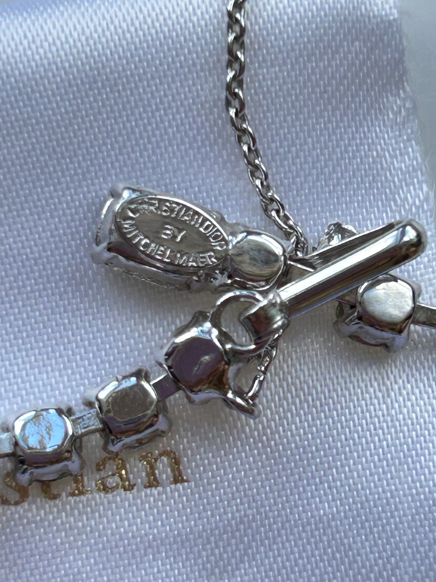 Vintage Mitchel Maer For Christian Dior Paste Necklace.