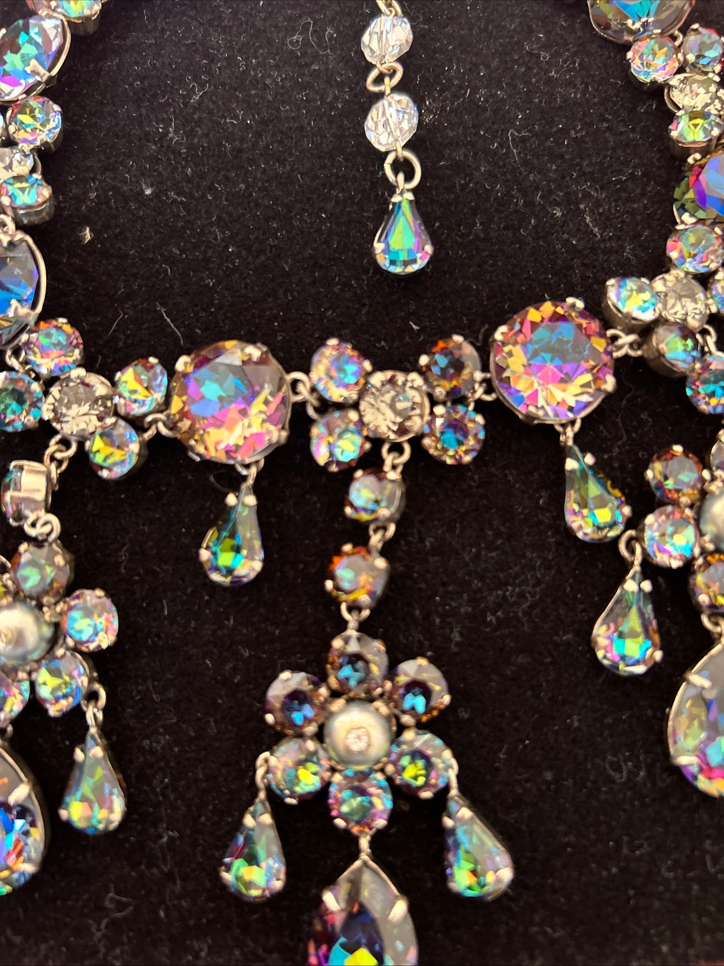 Christian Dior By Francis winter. Vintage Necklace. Iris Stones.