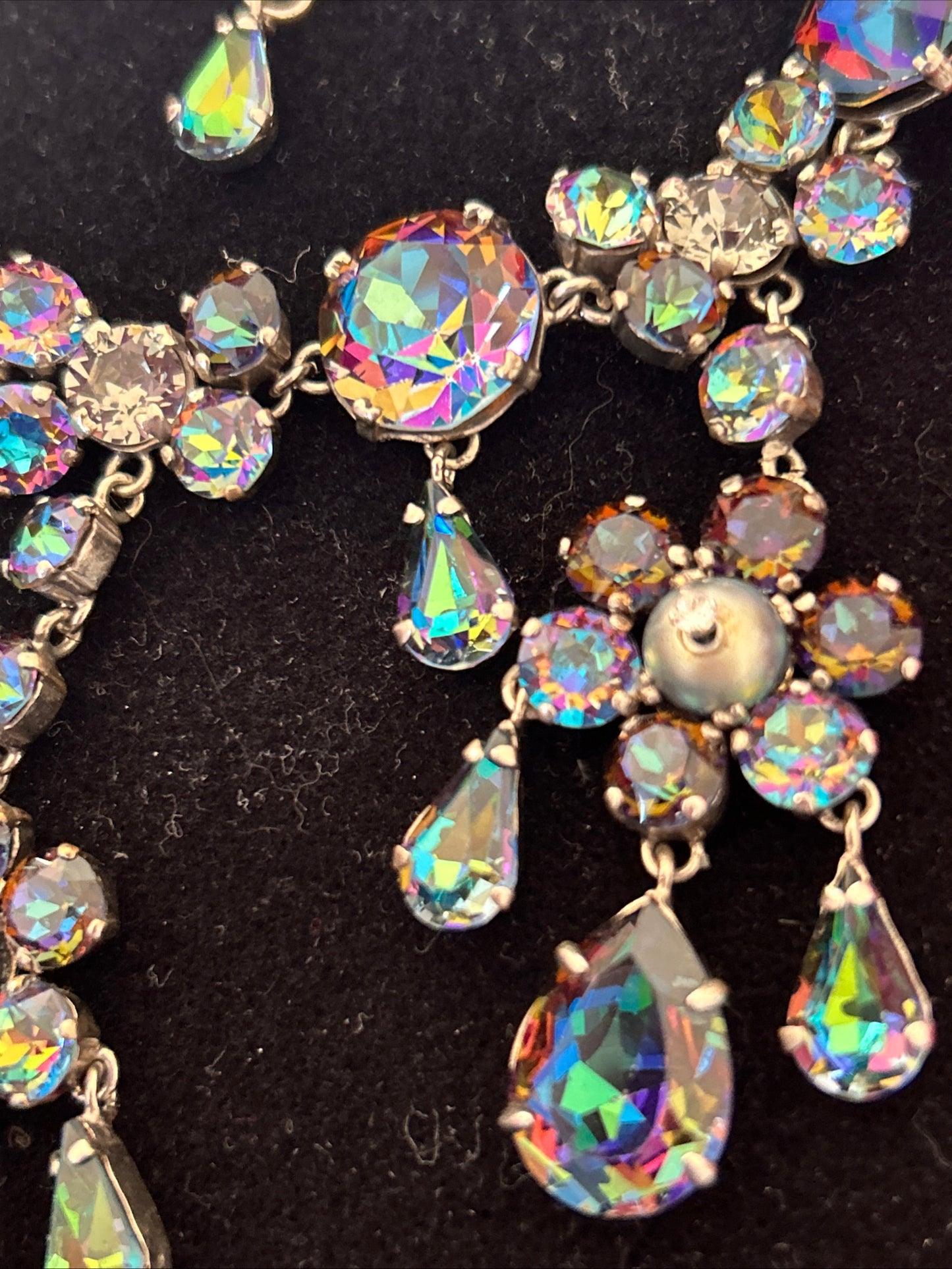 Christian Dior By Francis winter. Vintage Necklace. Iris Stones.