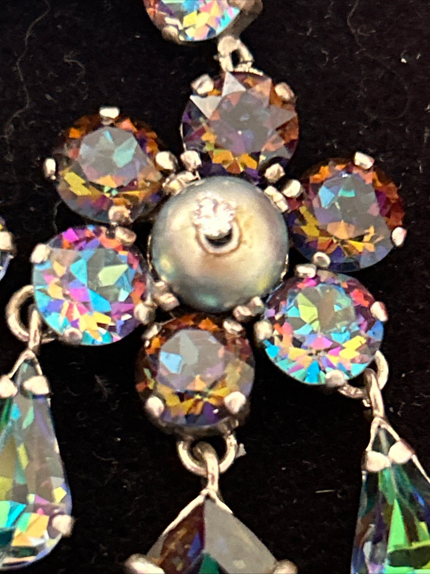 Christian Dior By Francis winter. Vintage Necklace. Iris Stones.
