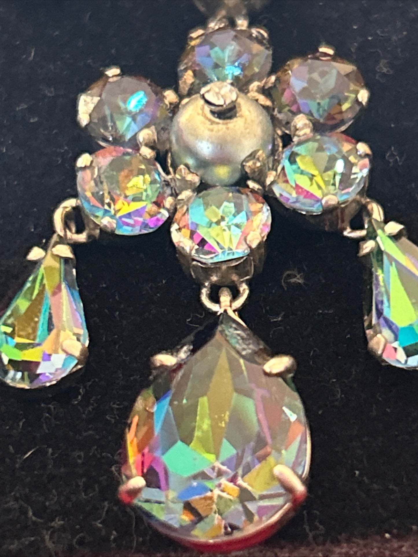 Christian Dior By Francis winter. Vintage Necklace. Iris Stones.