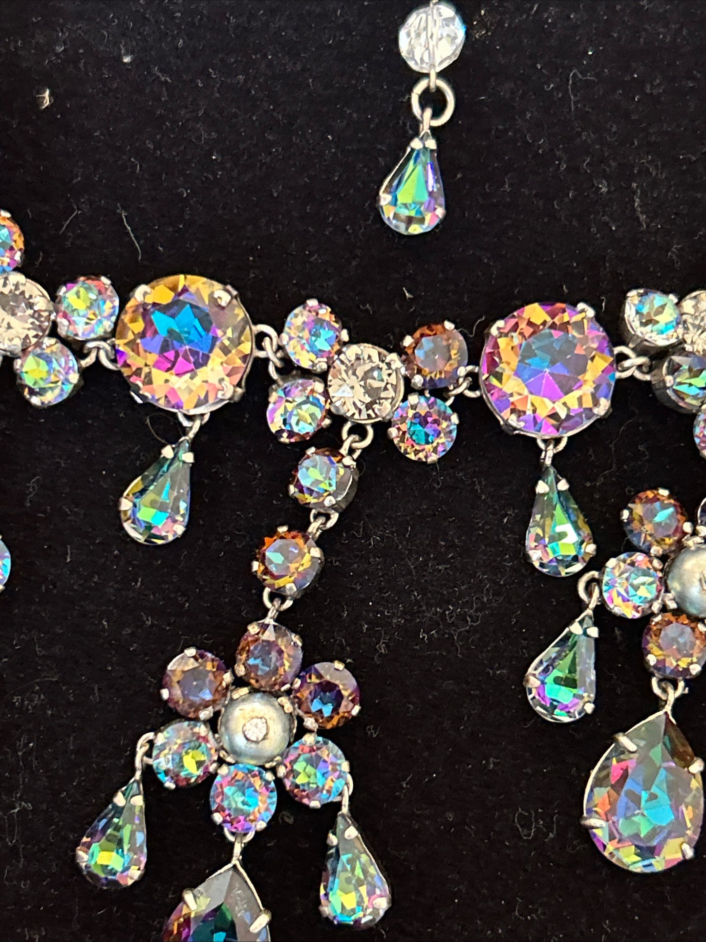 Christian Dior By Francis winter. Vintage Necklace. Iris Stones.