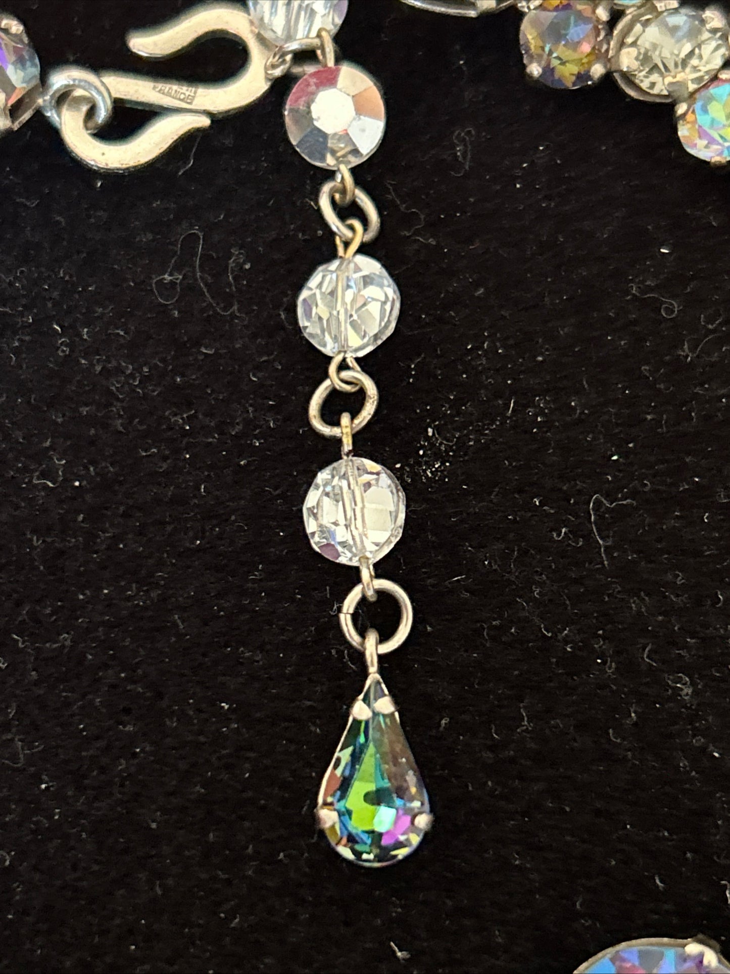 Christian Dior By Francis winter. Vintage Necklace. Iris Stones.