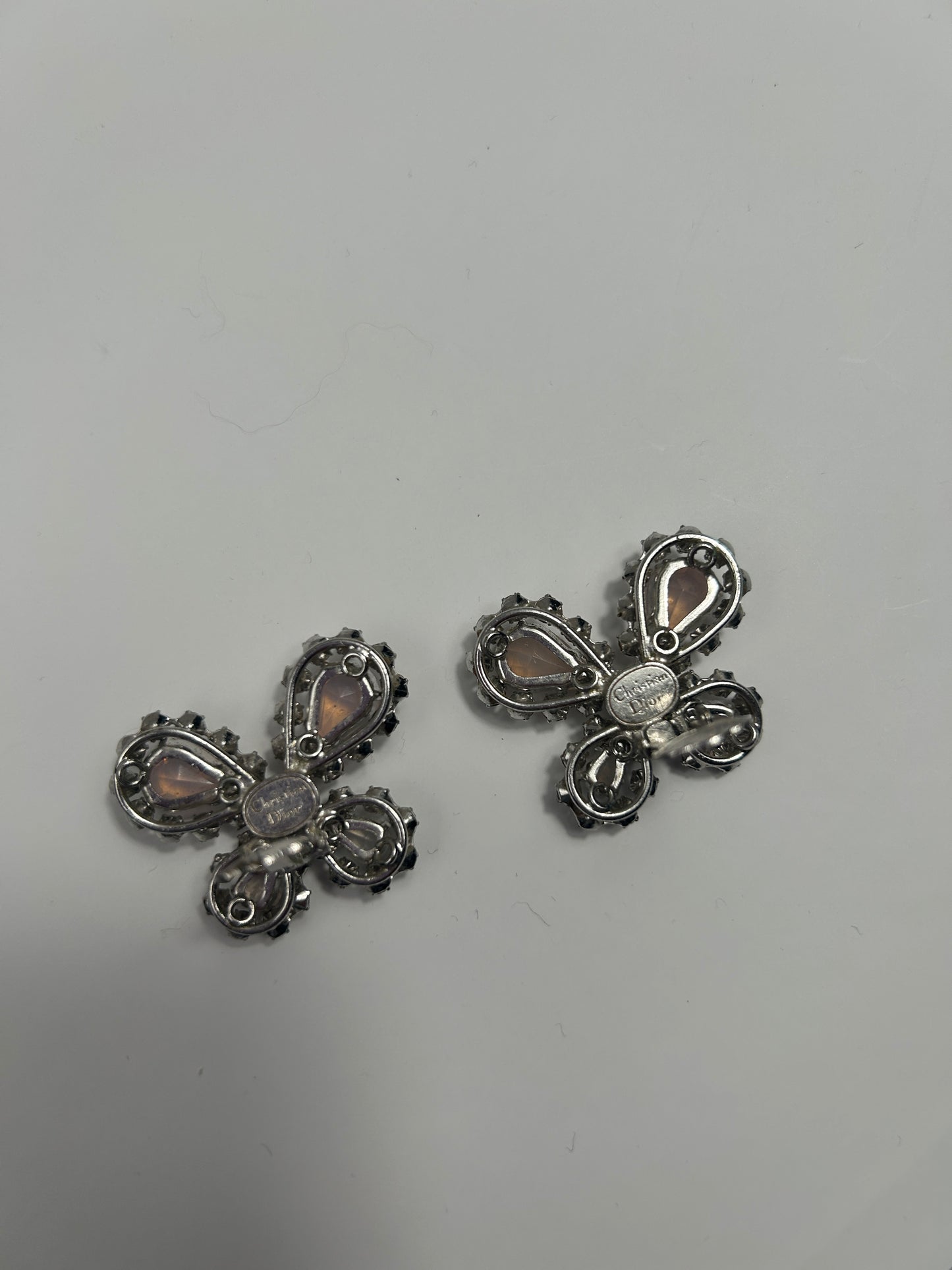 Vintage Christian Dior Butterfly earrings.