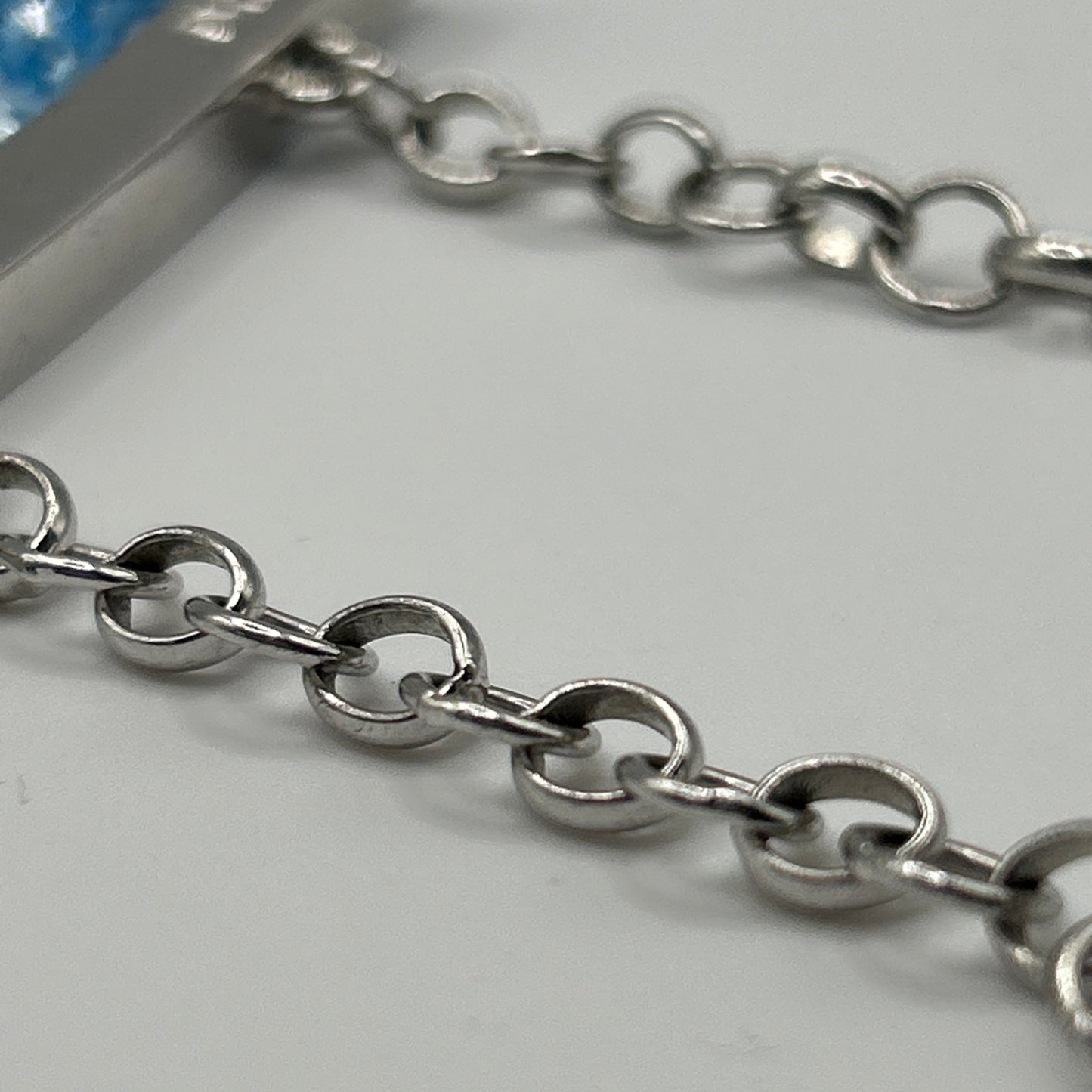 Christian Dior vintage bracelet from John Galliano era. 1990s. Baby blue glass crystals.