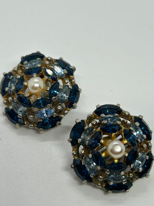 Mitchel Maer for Christian Dior clip on earrings .