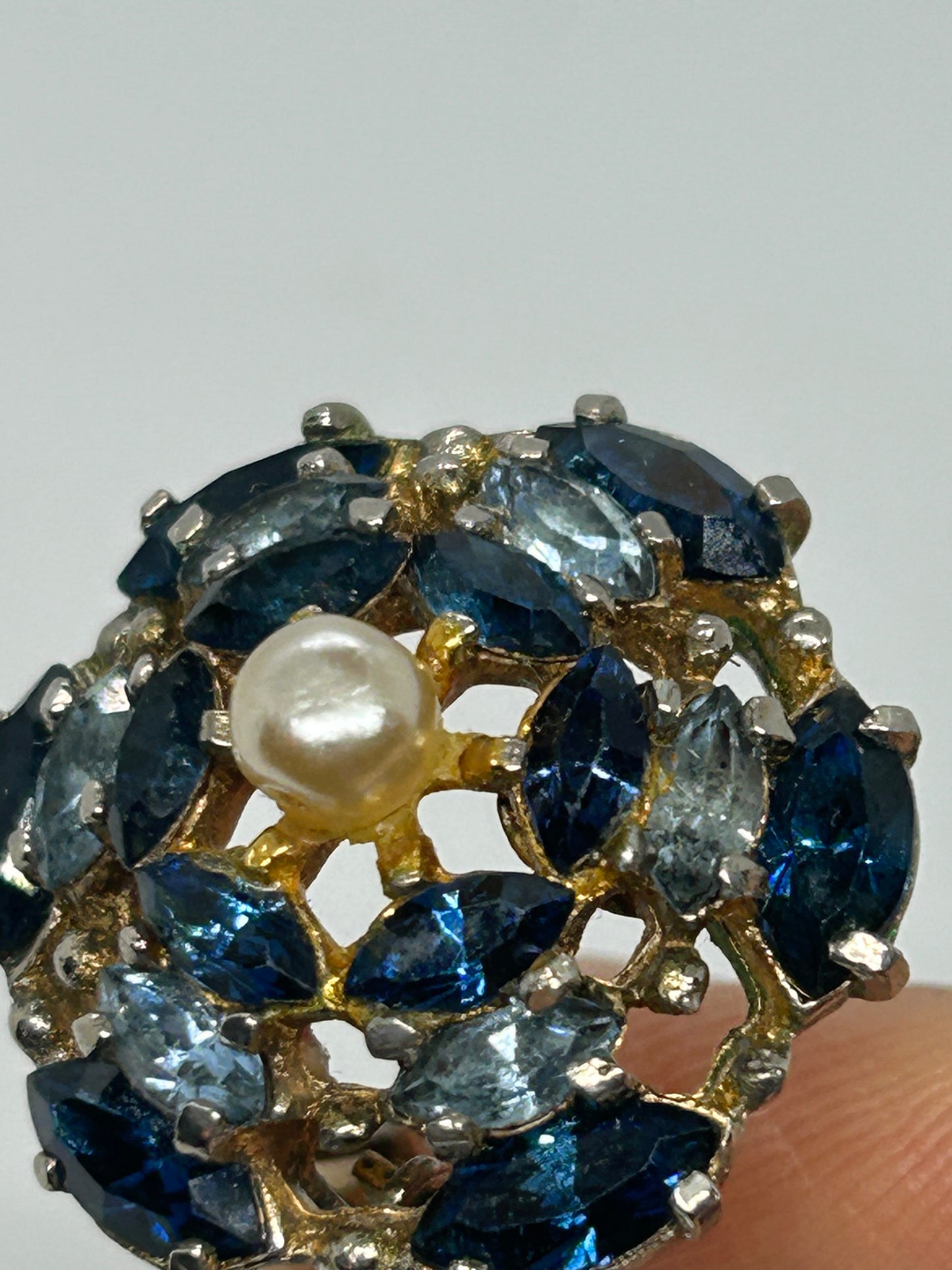 Mitchel Maer for Christian Dior clip on earrings .