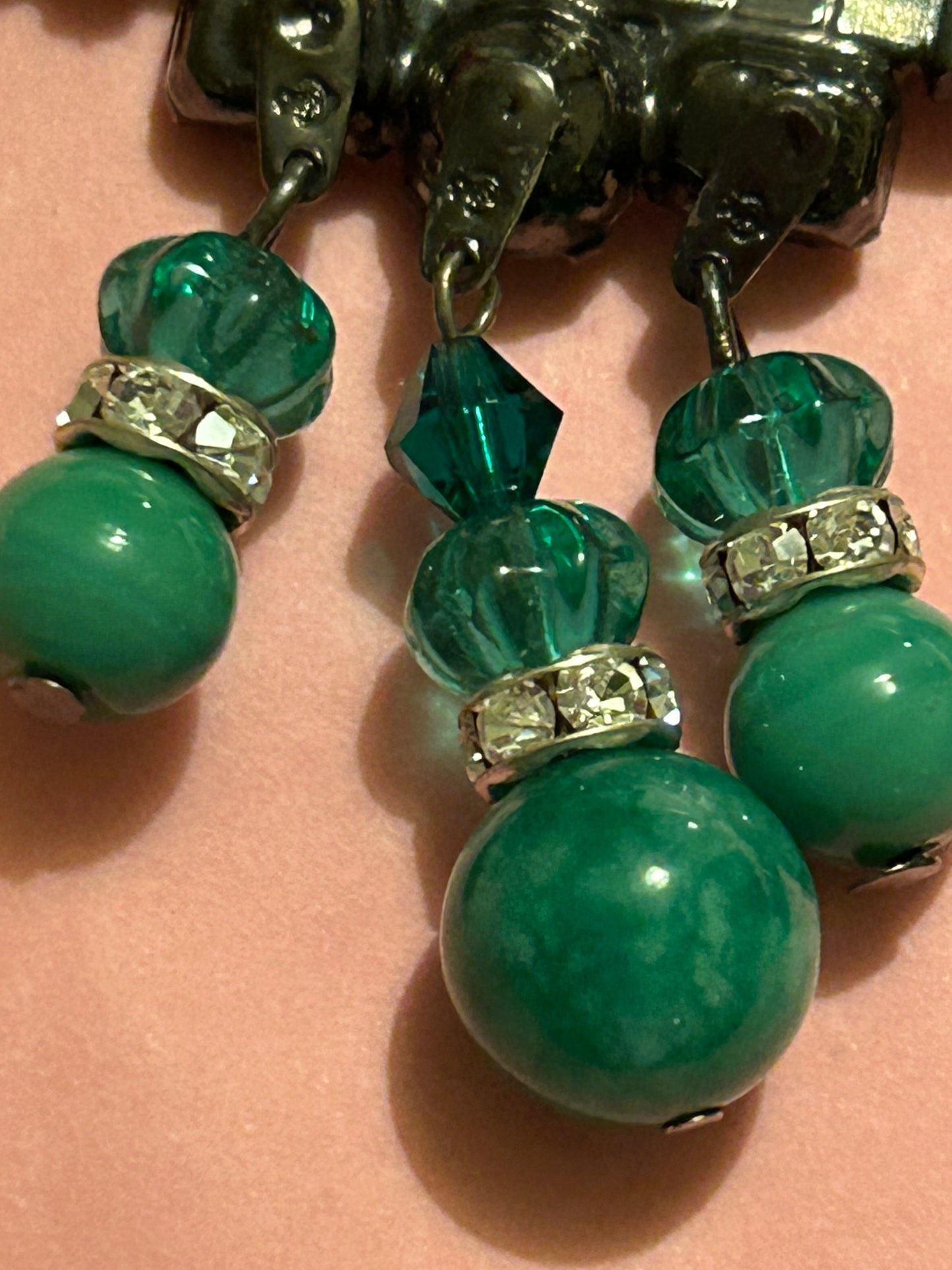 Vintage Earrings Signed Moans Couture Runway