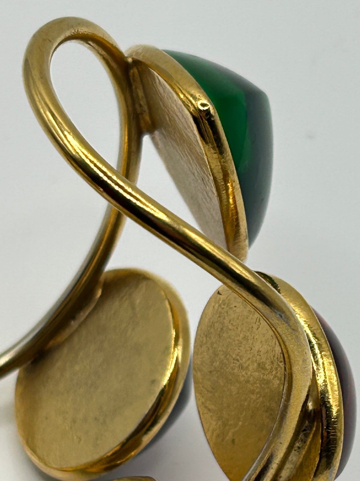 Yves Saint Laurent rare vintage multicoloured resin Runway bangle.